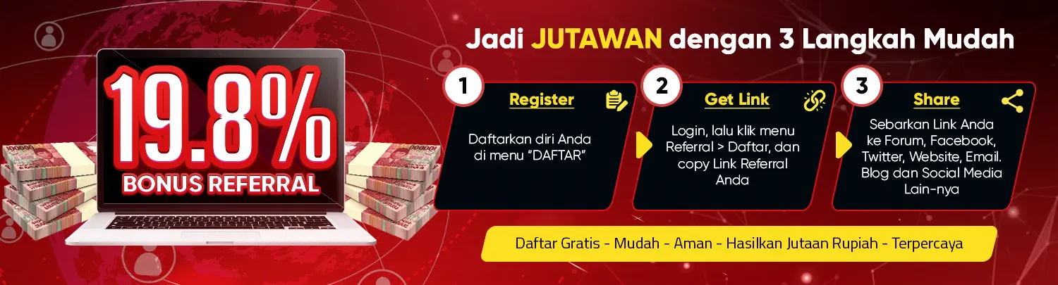 INDOGAME888 - Bonus Referral INDOGAME888 | Bonus Referral Judi Online